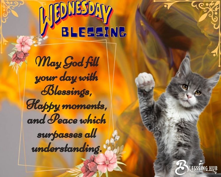 Wednesday blessings image