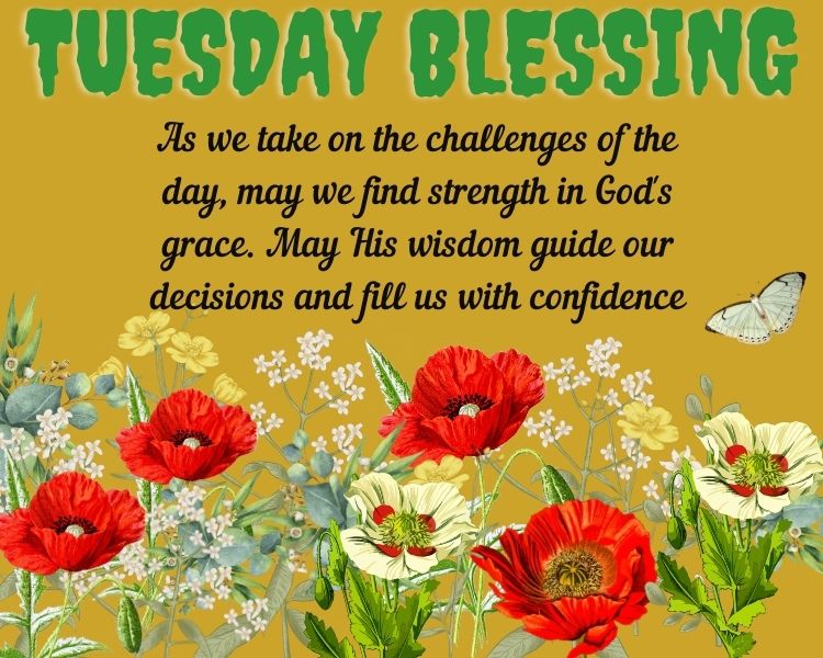 As we take on the challenges of the day, may we find strength in god's grace. May his wisdom guide our decisions and fill us with confidence.