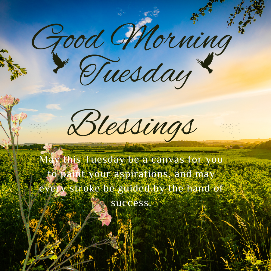 Good Morning Tuesday Blessings