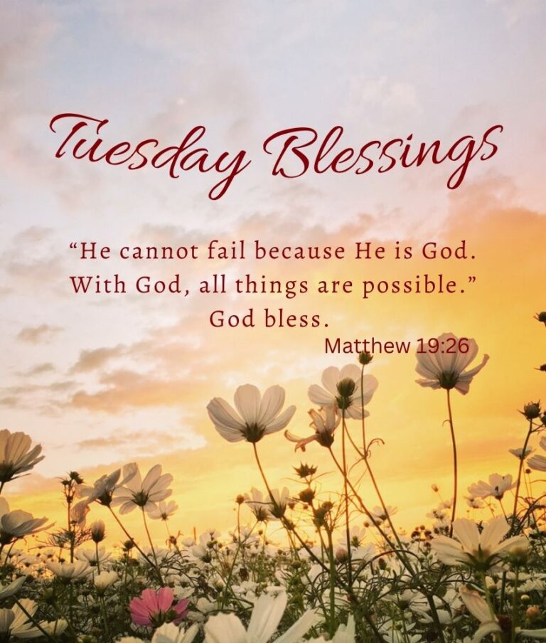 50+Tuesday Blessings Images and Prayers to Brighten Your Day