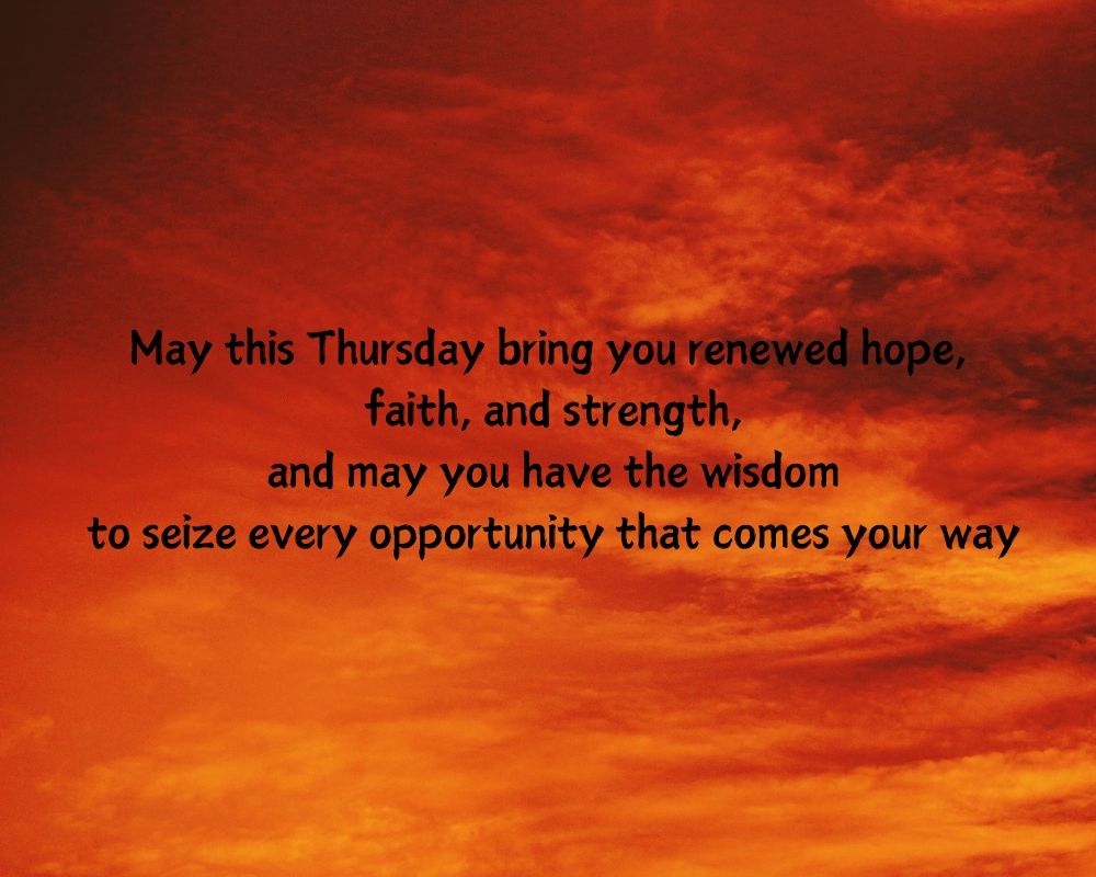 Thursday Blessings