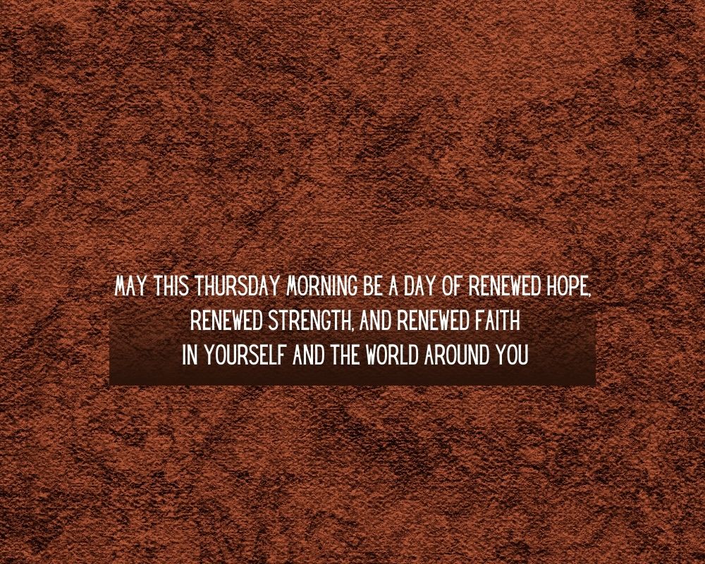 Thursday Blessings