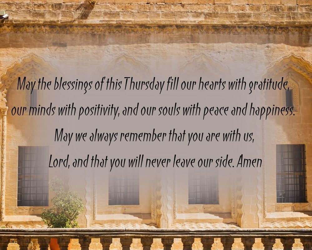 Thursday Blessings