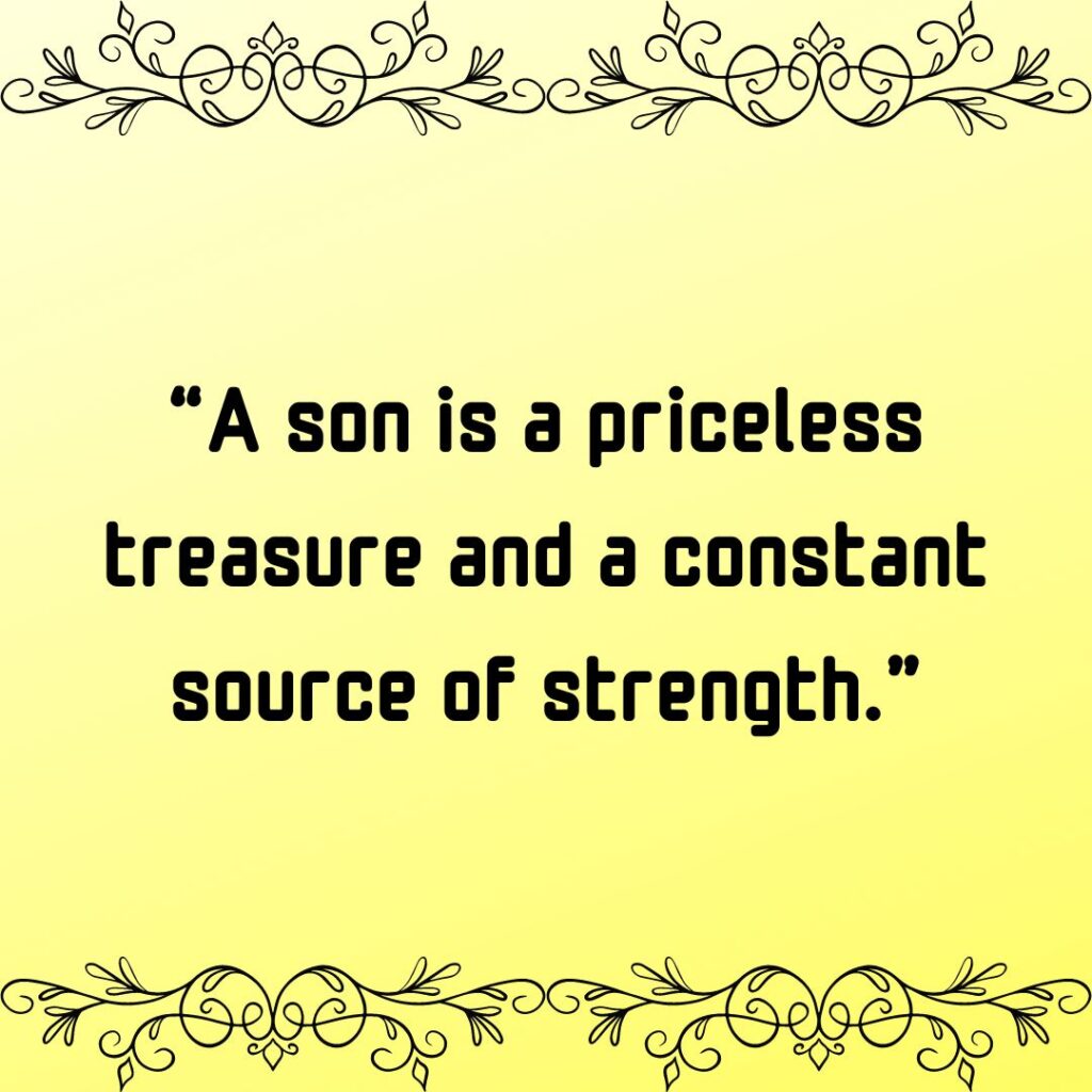 My son is my strength quotes