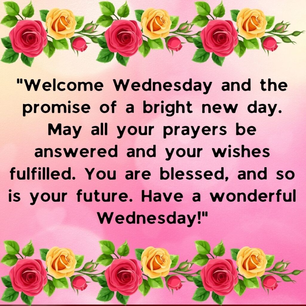 Happy Wednesday Blessings Images and Quotes