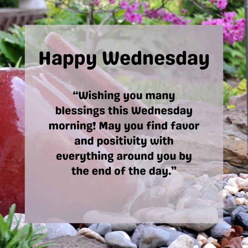 200+ Good Morning Wednesday blessings