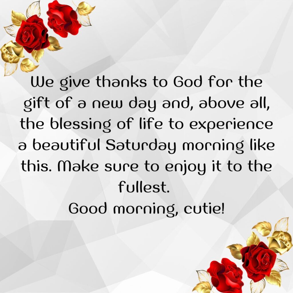 Good Morning Saturday Messages, Wishes Images