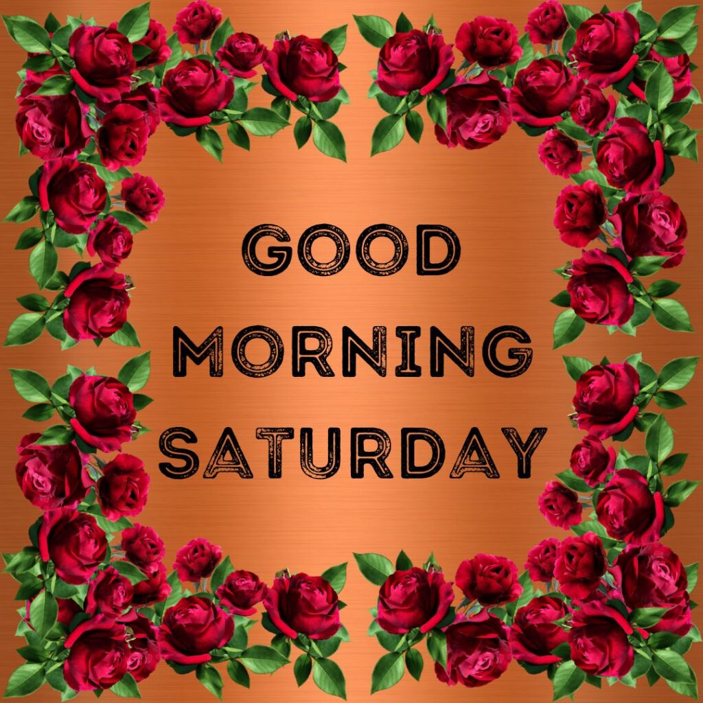 200+ Good Morning Saturday Images for Whatsapp Free Download