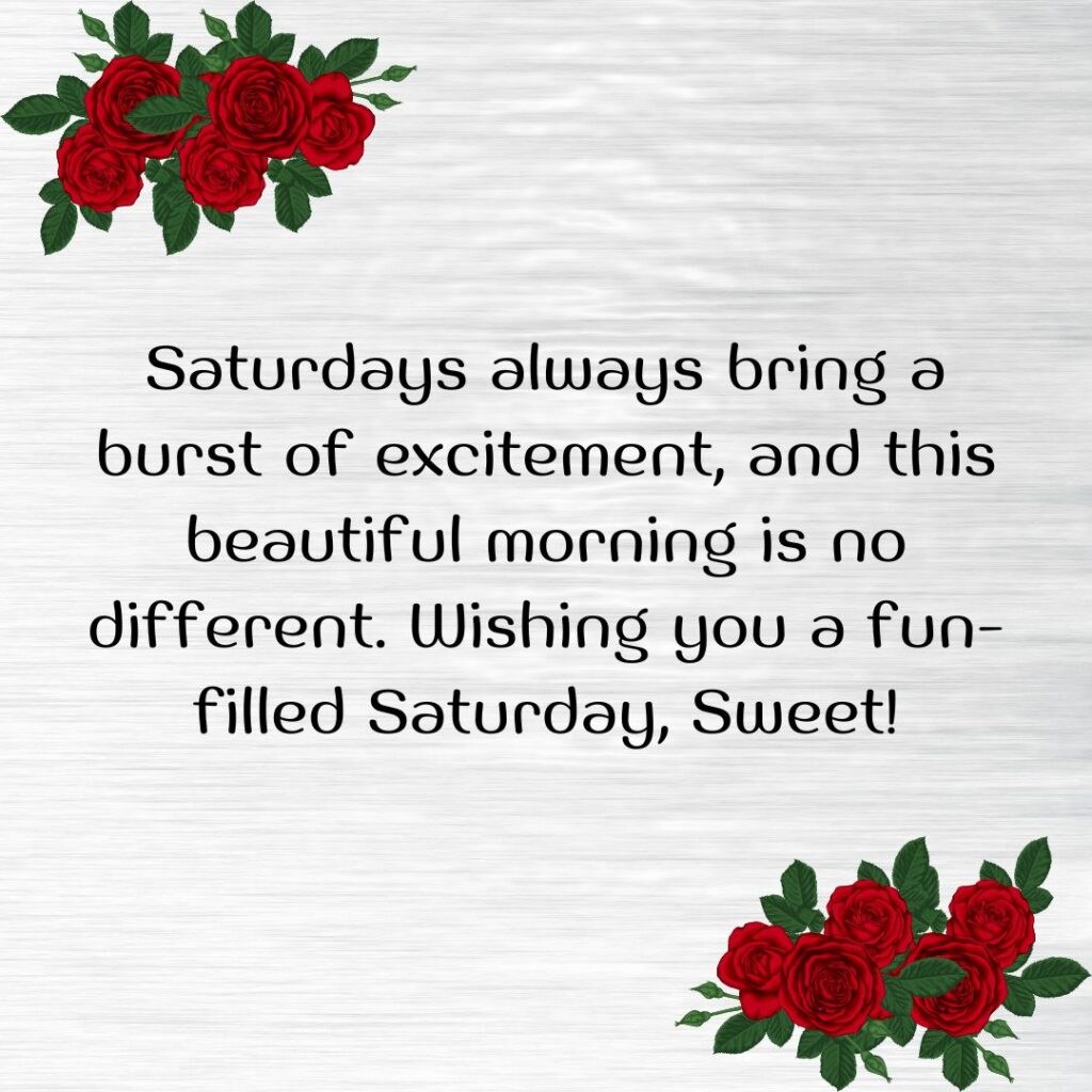 Good Morning Saturday Messages, Wishes Images