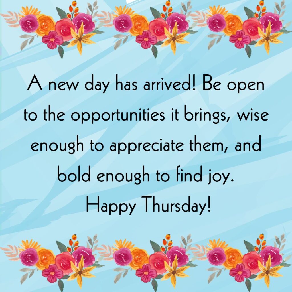 Happy Thursday Messages, Wishes, Quotes with Images