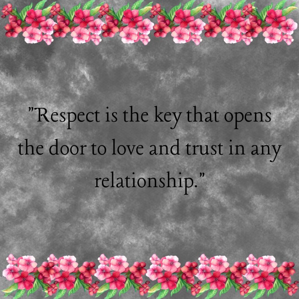 Relationship Respect Quotes