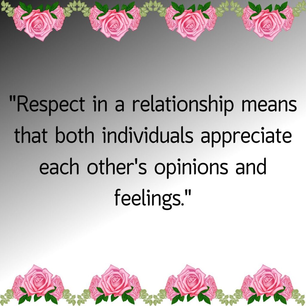 Relationship Respect Quotes