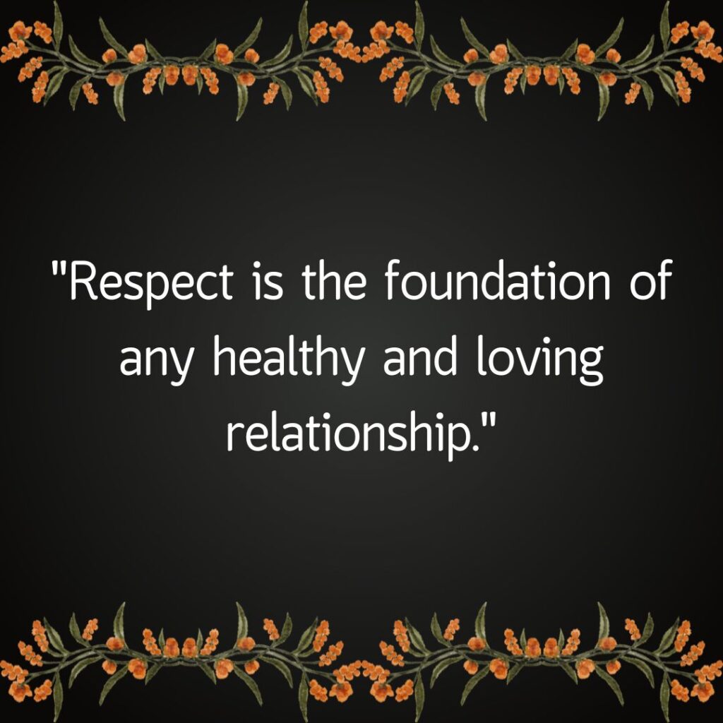 Relationship Respect Quotes