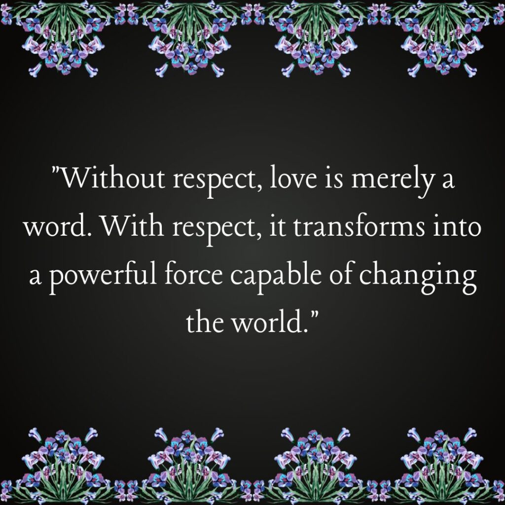 Relationship Respect Quotes