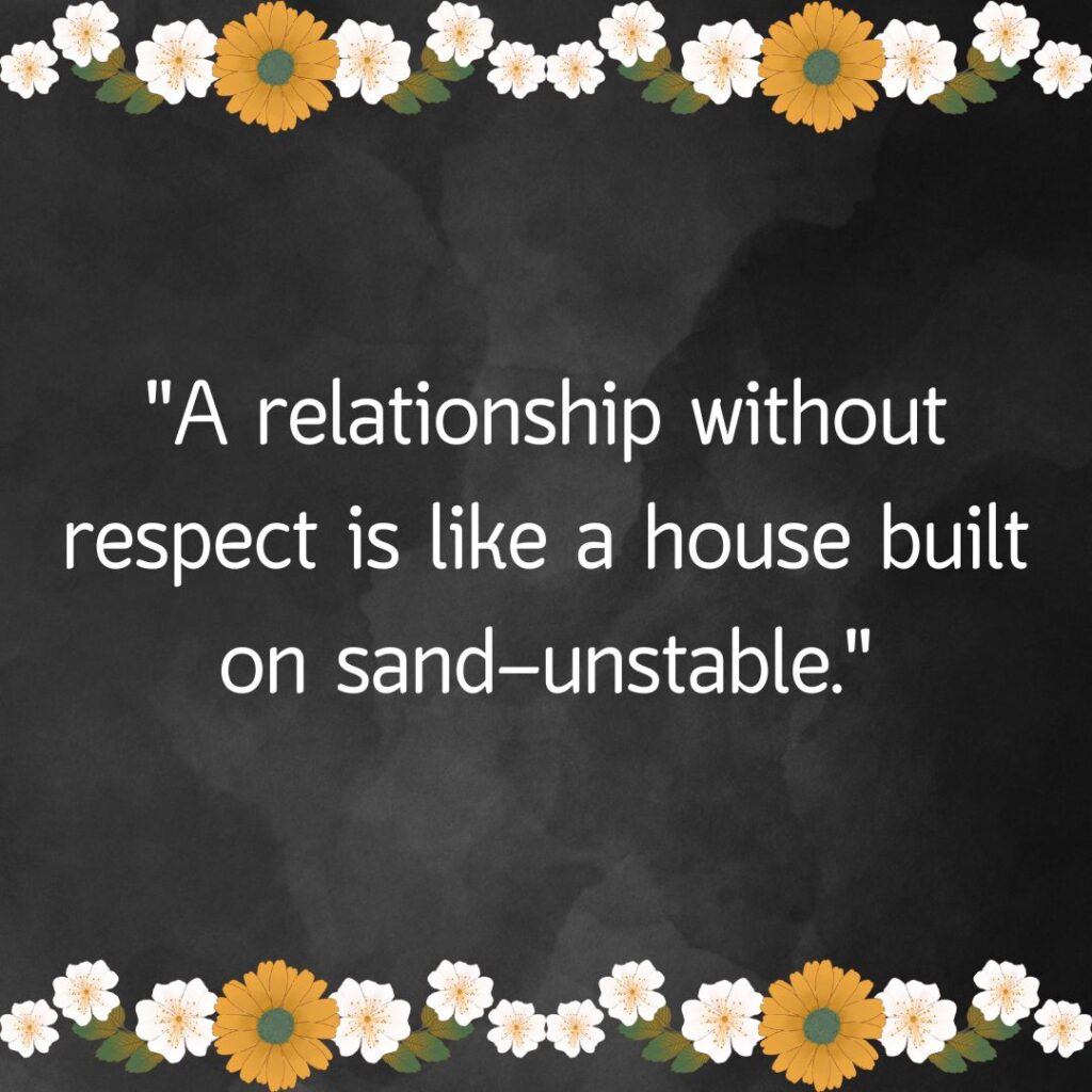 Relationship Respect Quotes