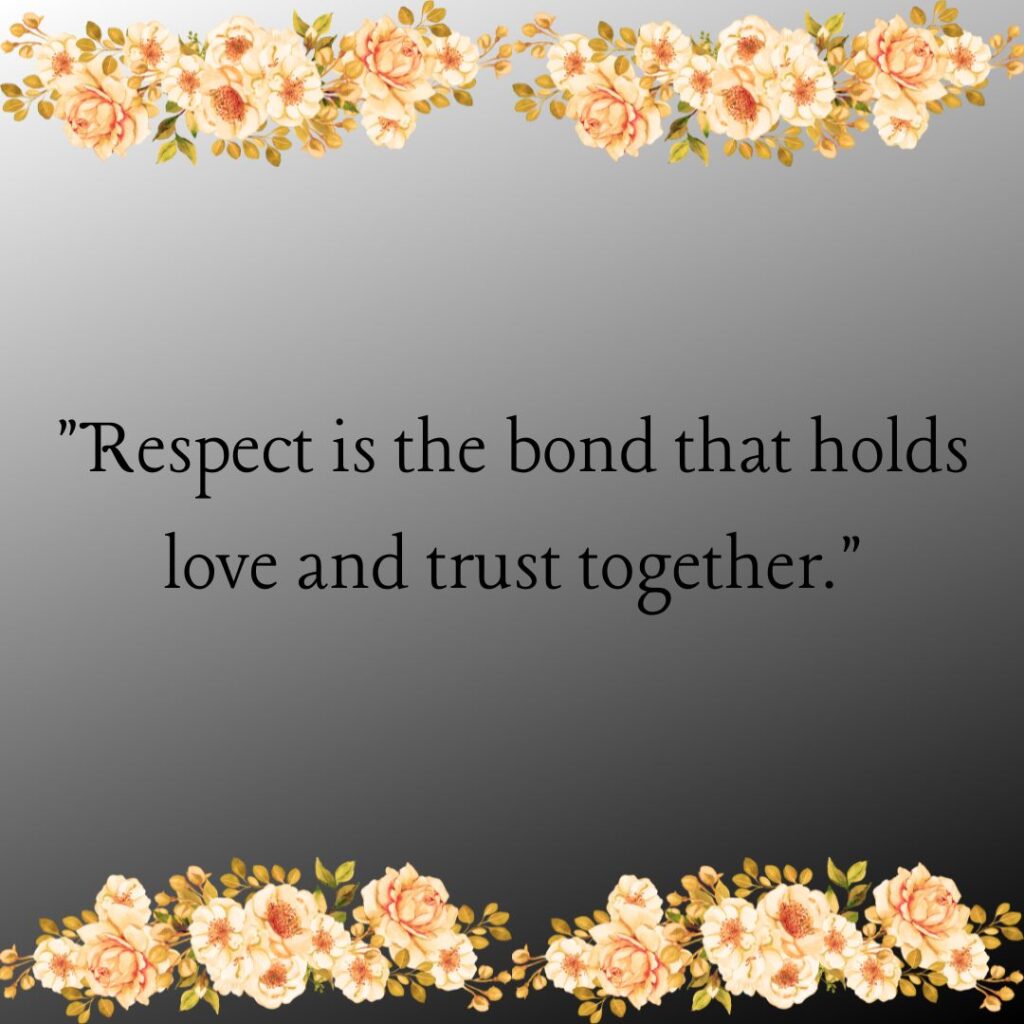 Relationship Respect Quotes