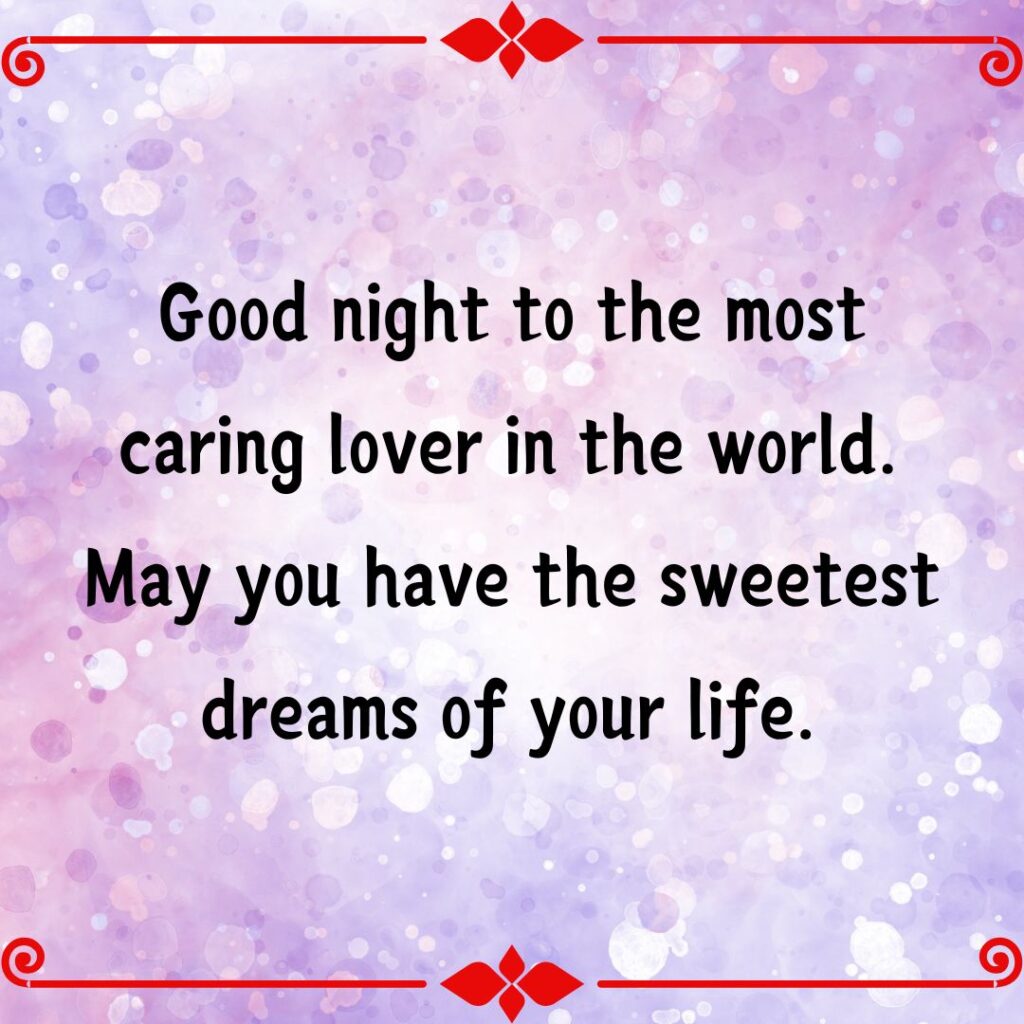 Good Night Messages for Her Long Distance- True Love