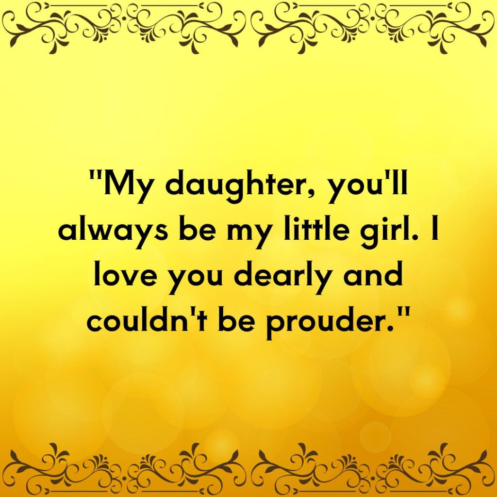 Proud of my daughter's quotes