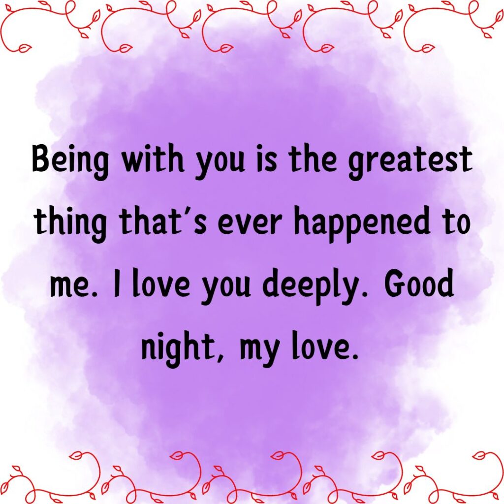 Good Night Messages for Her Long Distance- True Love