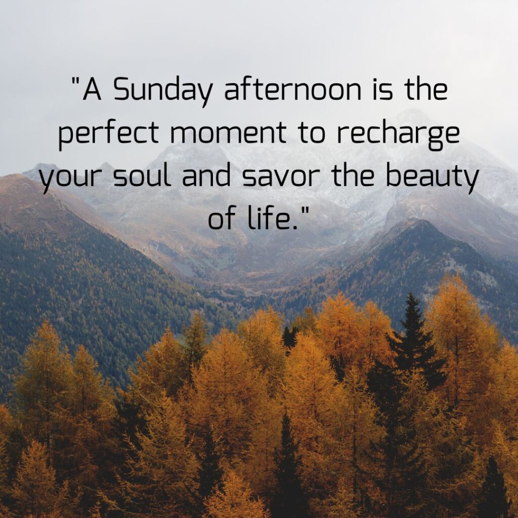 Good Afternoon Sunday Quotes, Wishes, Messages