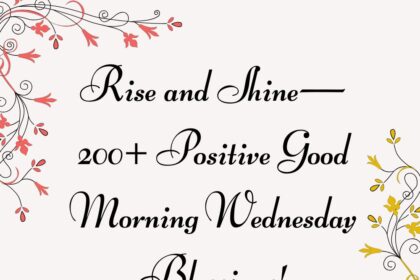 Rise and Shine— 200+ Positive Good Morning Wednesday Blessings!