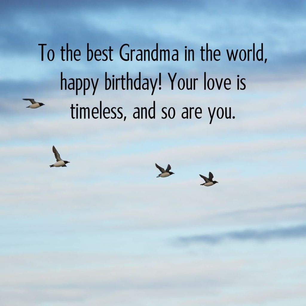 Ageless Love — 120+ Happy Birthday Grandma Wishes!